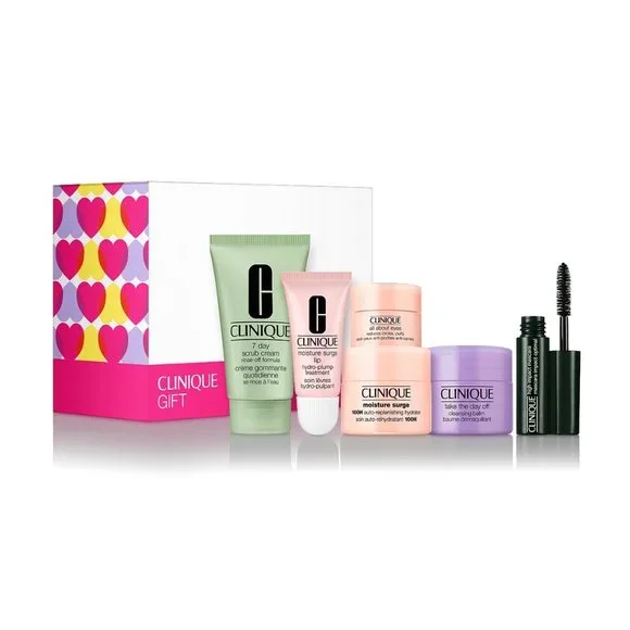 Clinique Moisture Surge 100H Moisturizer Skincare and Makeup Bundle with Bag - Picture 12 of 12